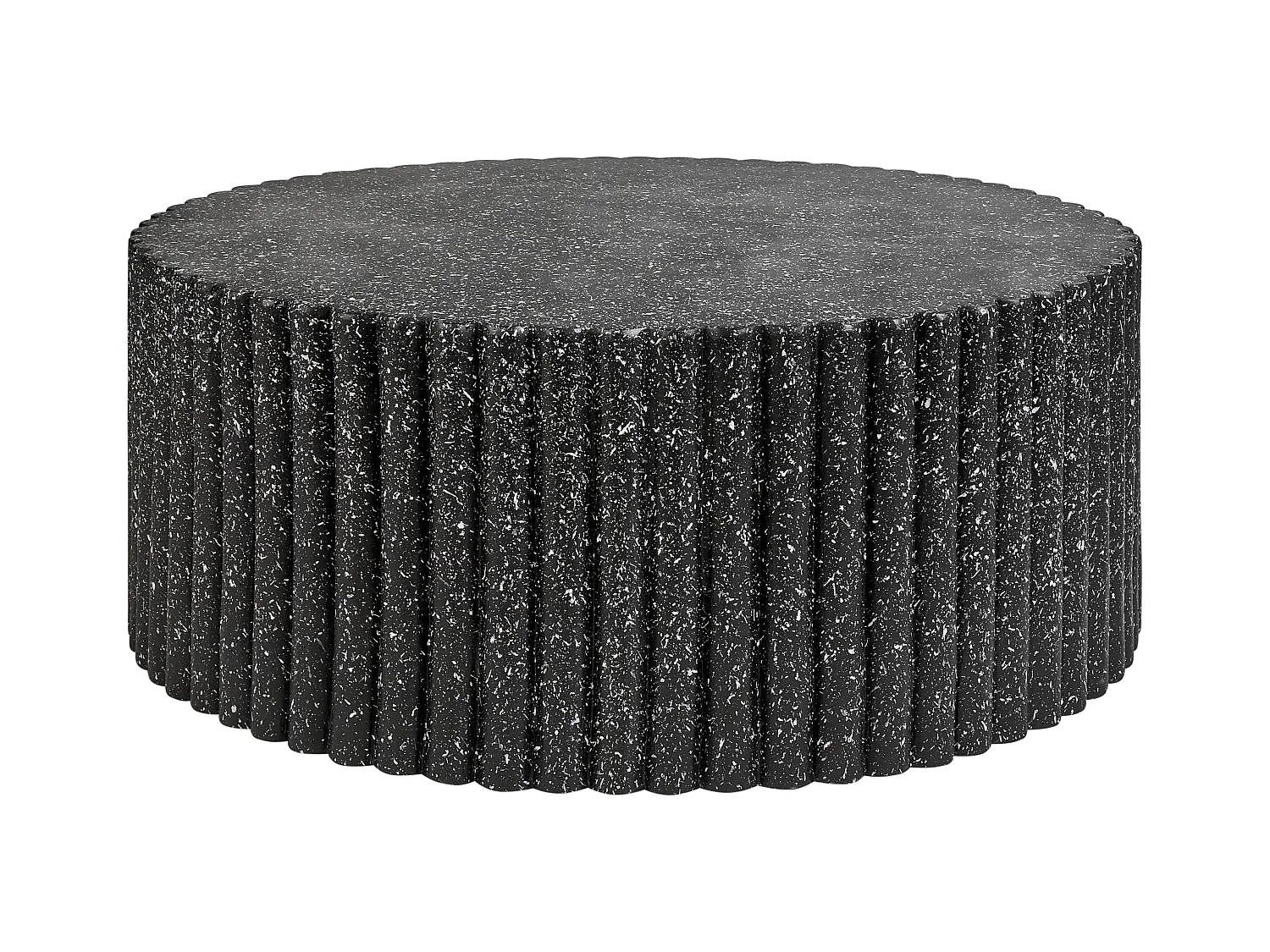 Table basse POZZA Terrazzo noir