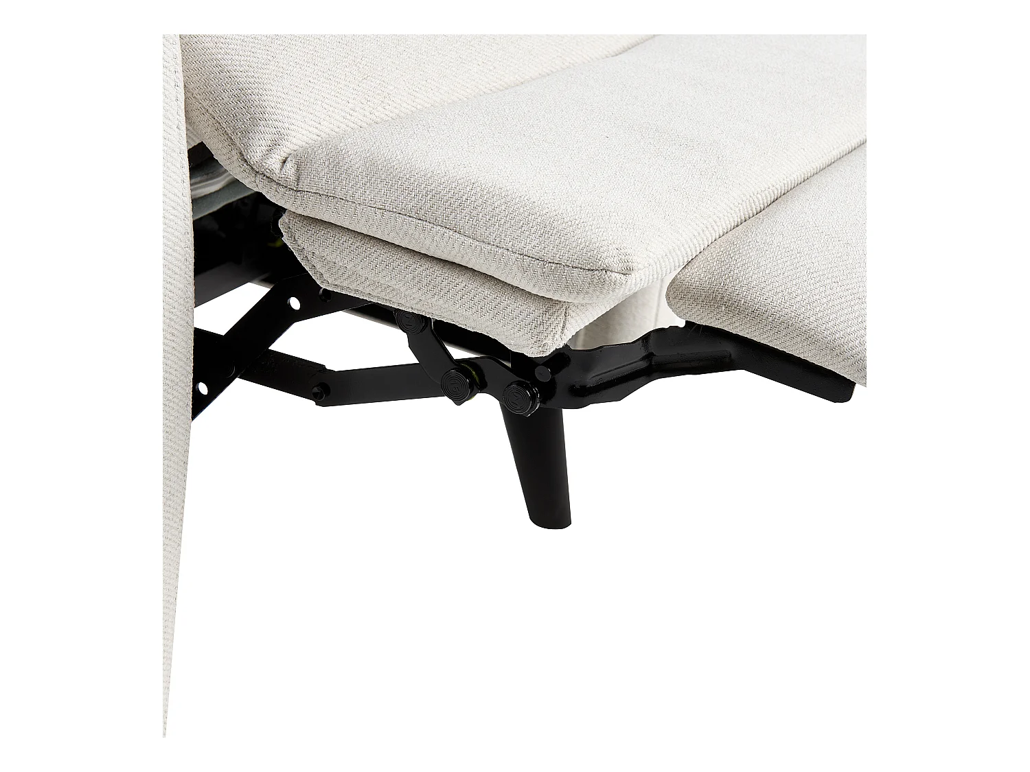 Relaxfauteuil SELVIK Stof Gebroken wit