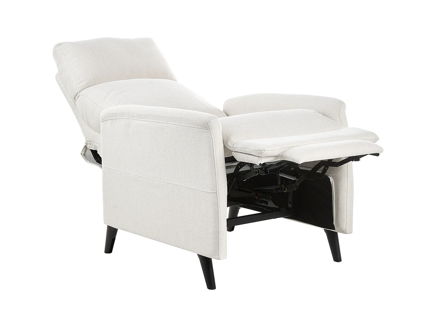 Relaxfauteuil SELVIK Stof Gebroken wit