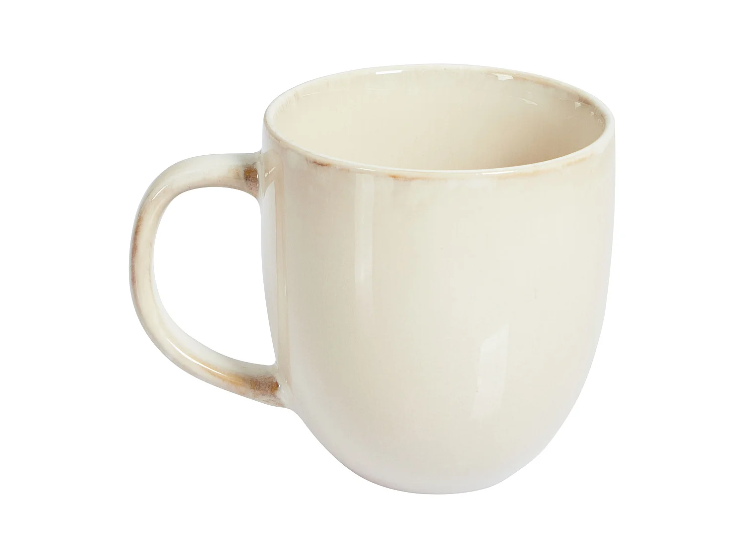 Becher 4er Set GINSENG Steinzeug Hellbeige