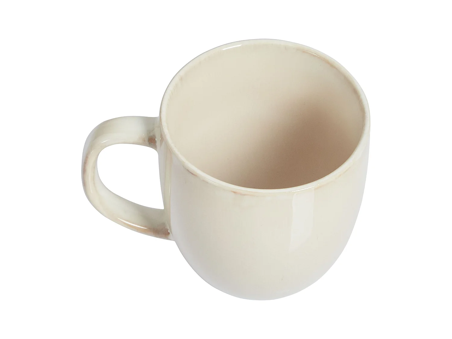 Becher 4er Set GINSENG Steinzeug Hellbeige