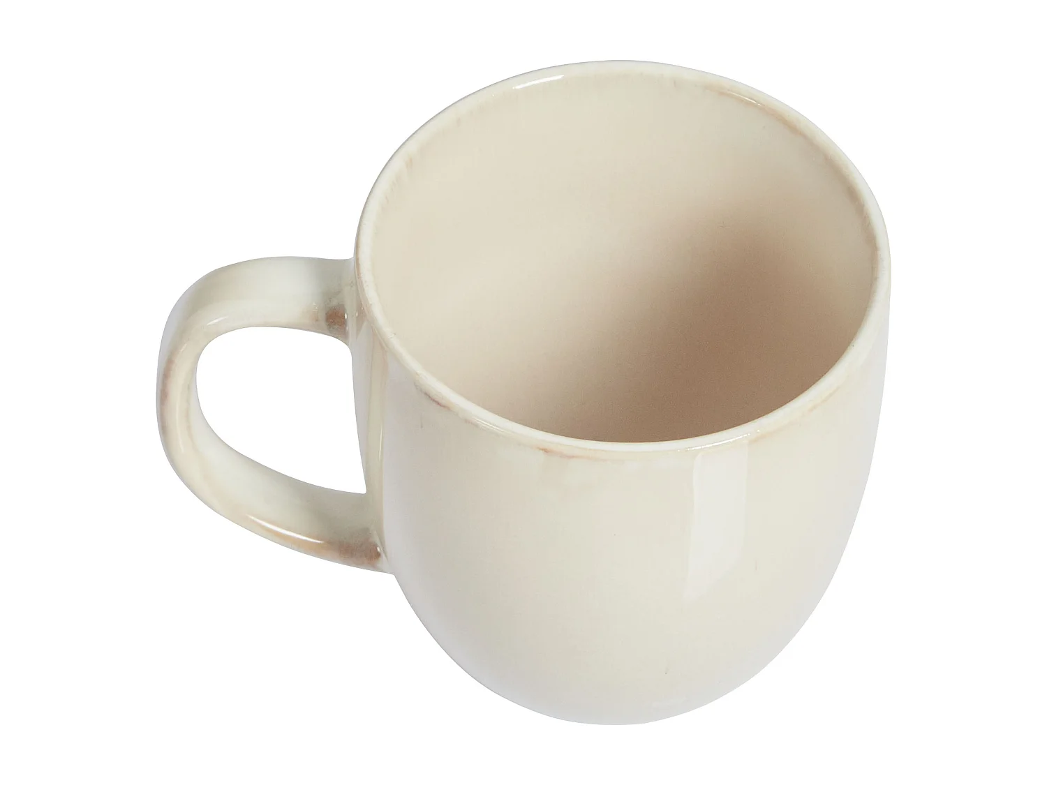 Set de 4 mugs GINSENG Grès Beige clair