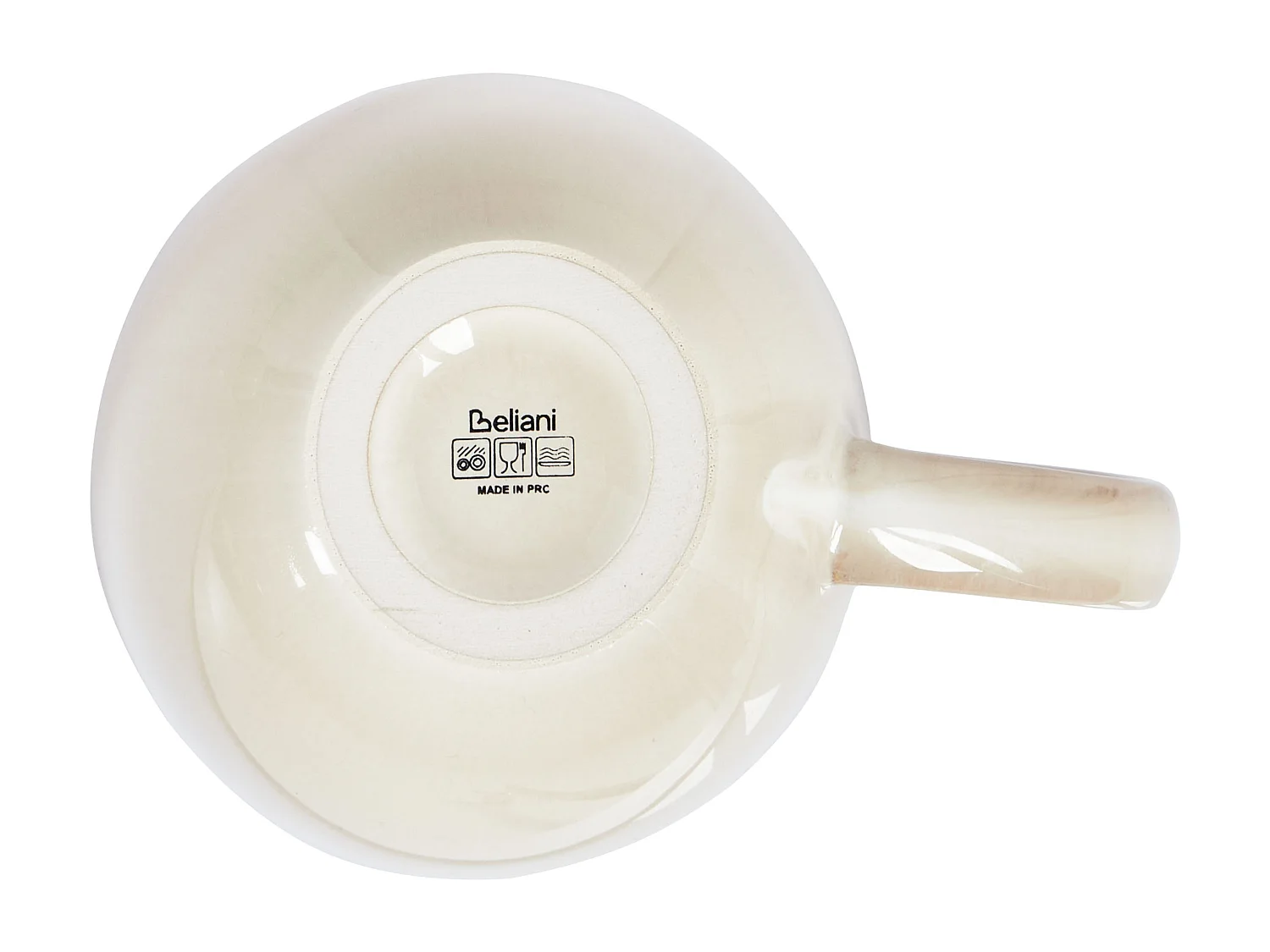 Set de 4 mugs GINSENG Grès Beige clair