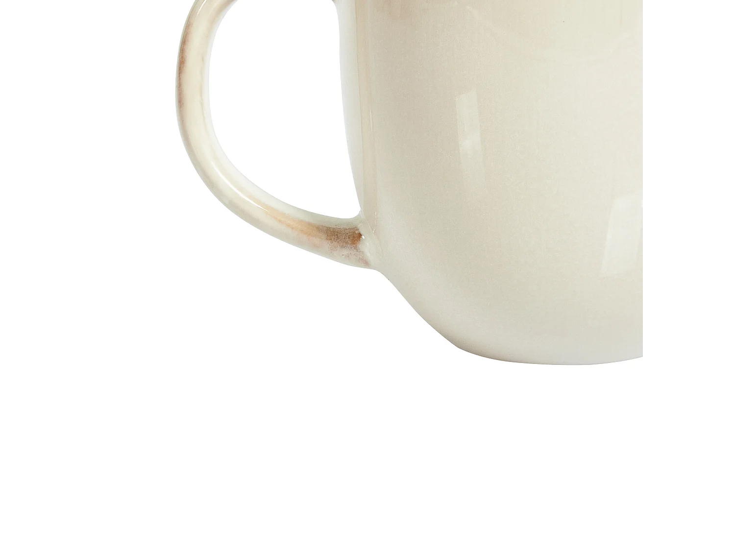 Set de 4 mugs GINSENG Grès Beige clair