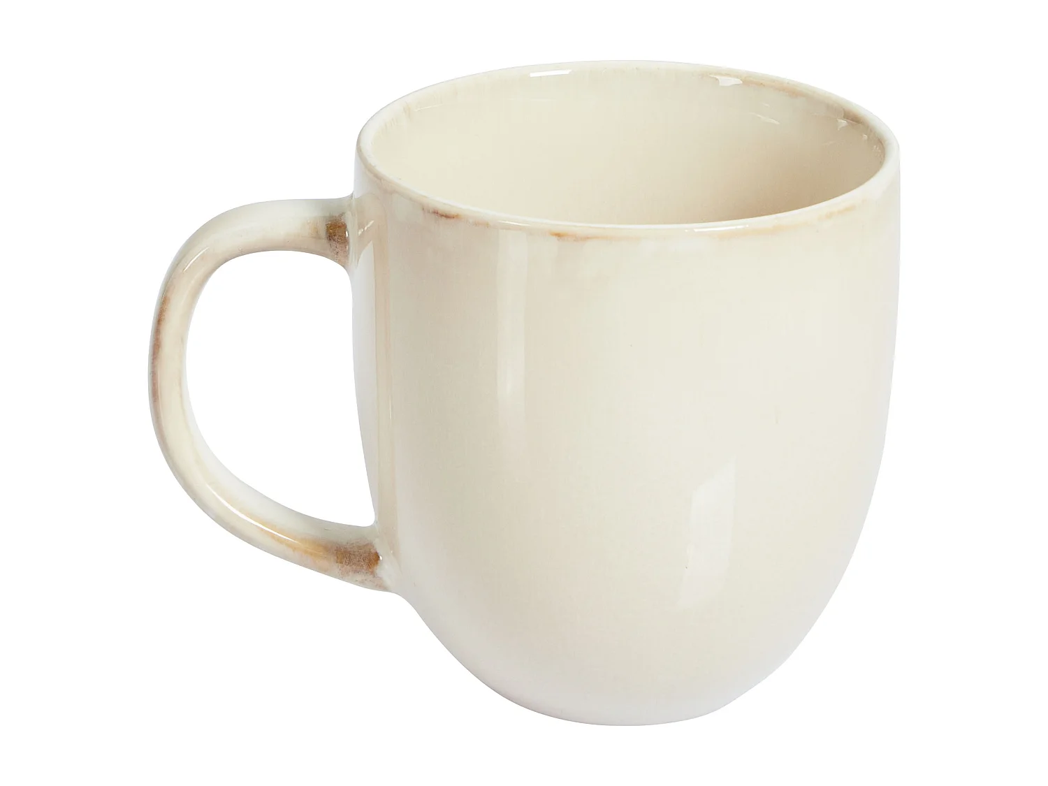 Becher 4er Set GINSENG Steinzeug Hellbeige