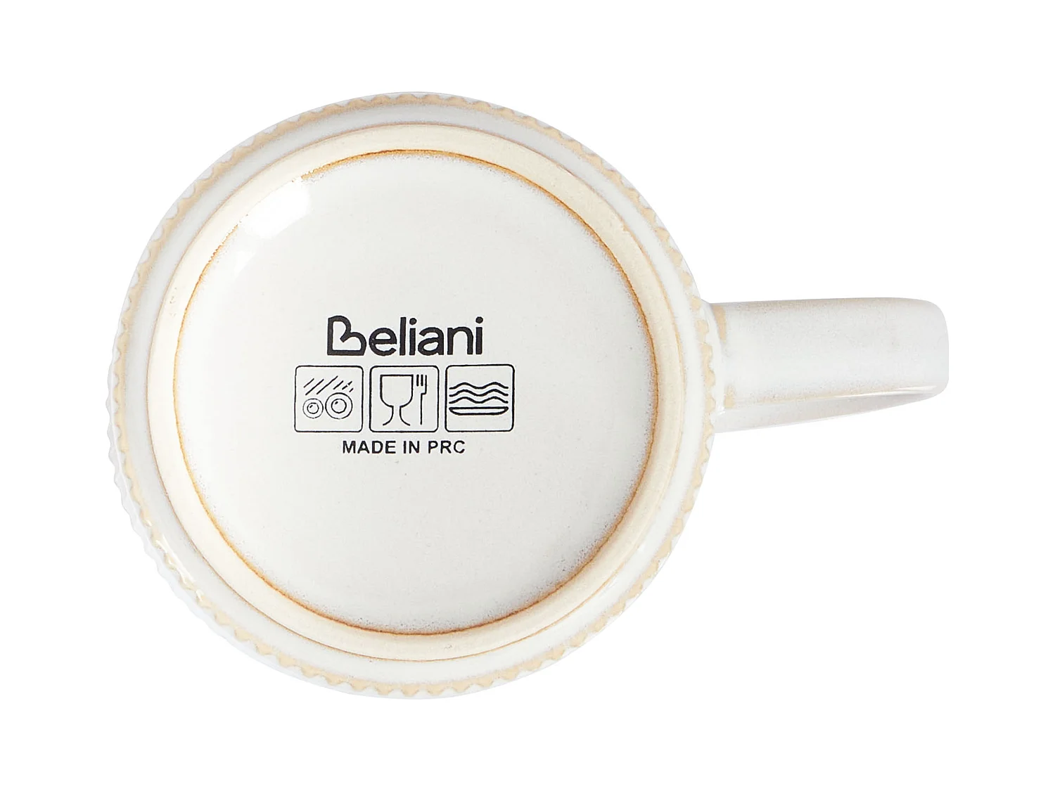 Becher 4er Set MUGWORT Steinzeug Hellbeige