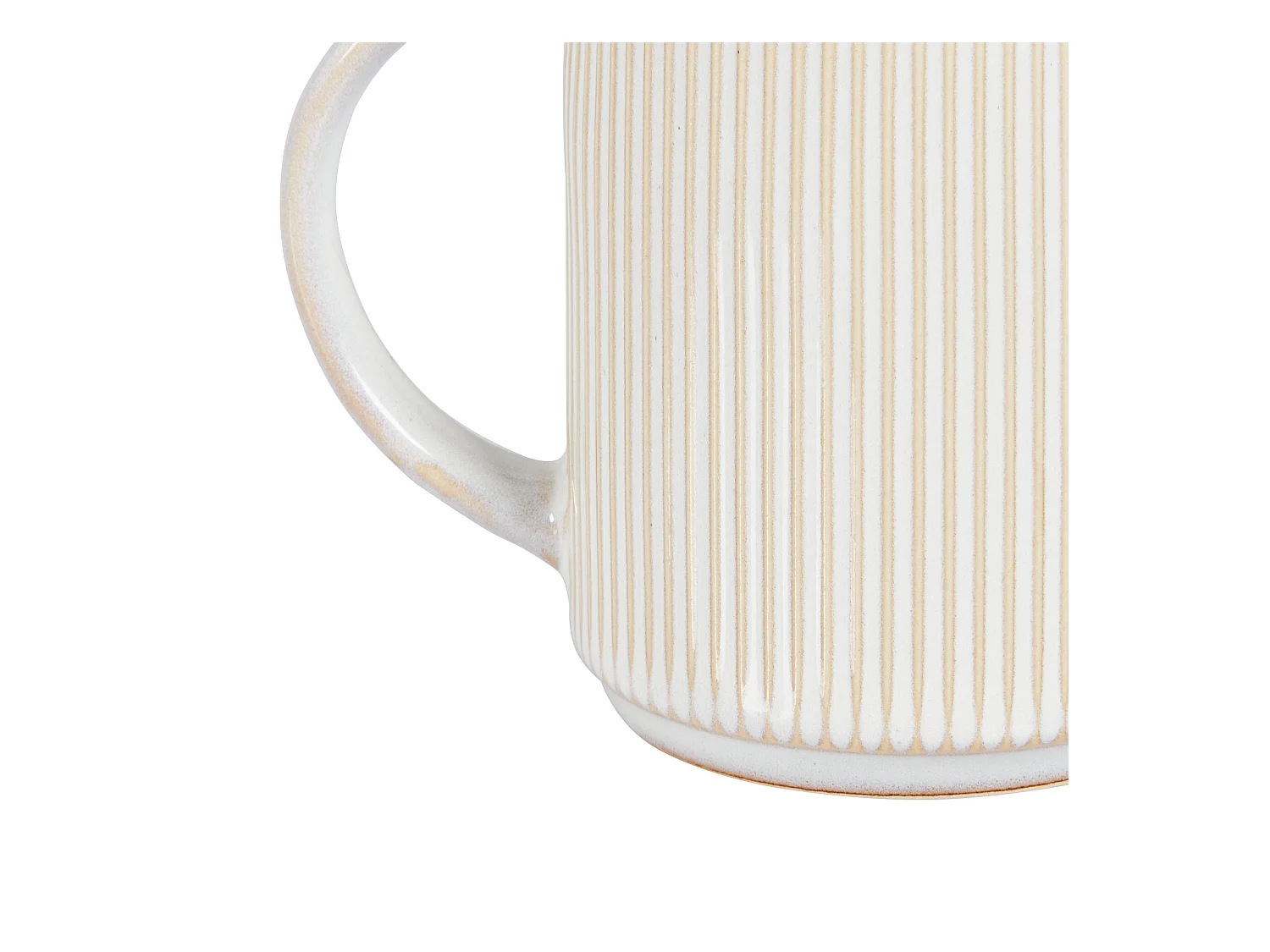 Becher 4er Set MUGWORT Steinzeug Hellbeige