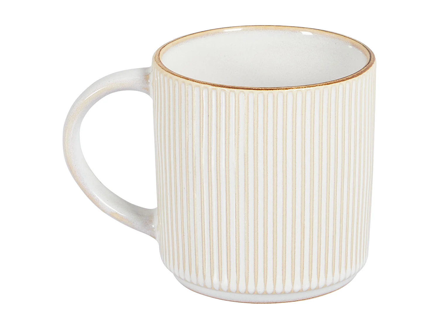 Set de 4 mugs MUGWORT Grès Beige clair