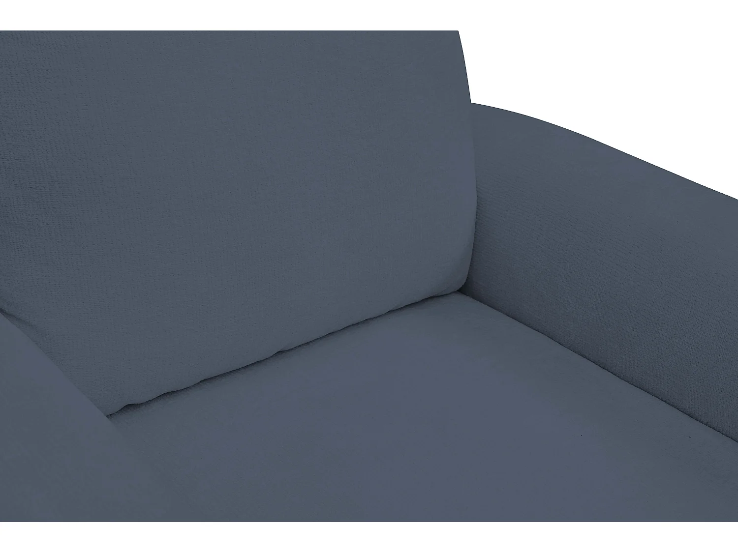 Fotel BOHO nowoczesny elegancki z drewnianymi nogami, z oparciem i podłokietnikami, do salonu i biura, rozmiar: 90x91x102cm BŁĘKITNY