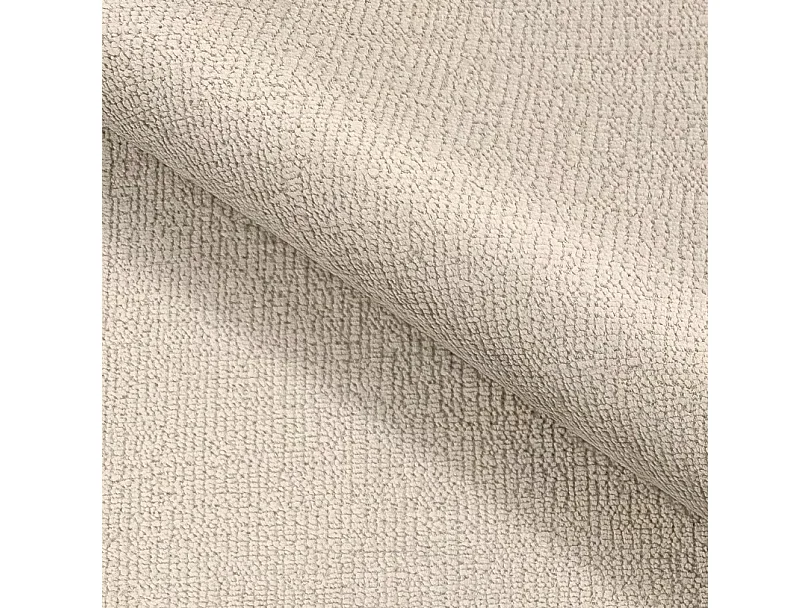 Fotel BOHO nowoczesny elegancki z drewnianymi nogami, z oparciem i podłokietnikami, do salonu i biura, rozmiar: 90x91x102cm PLAŻOWY