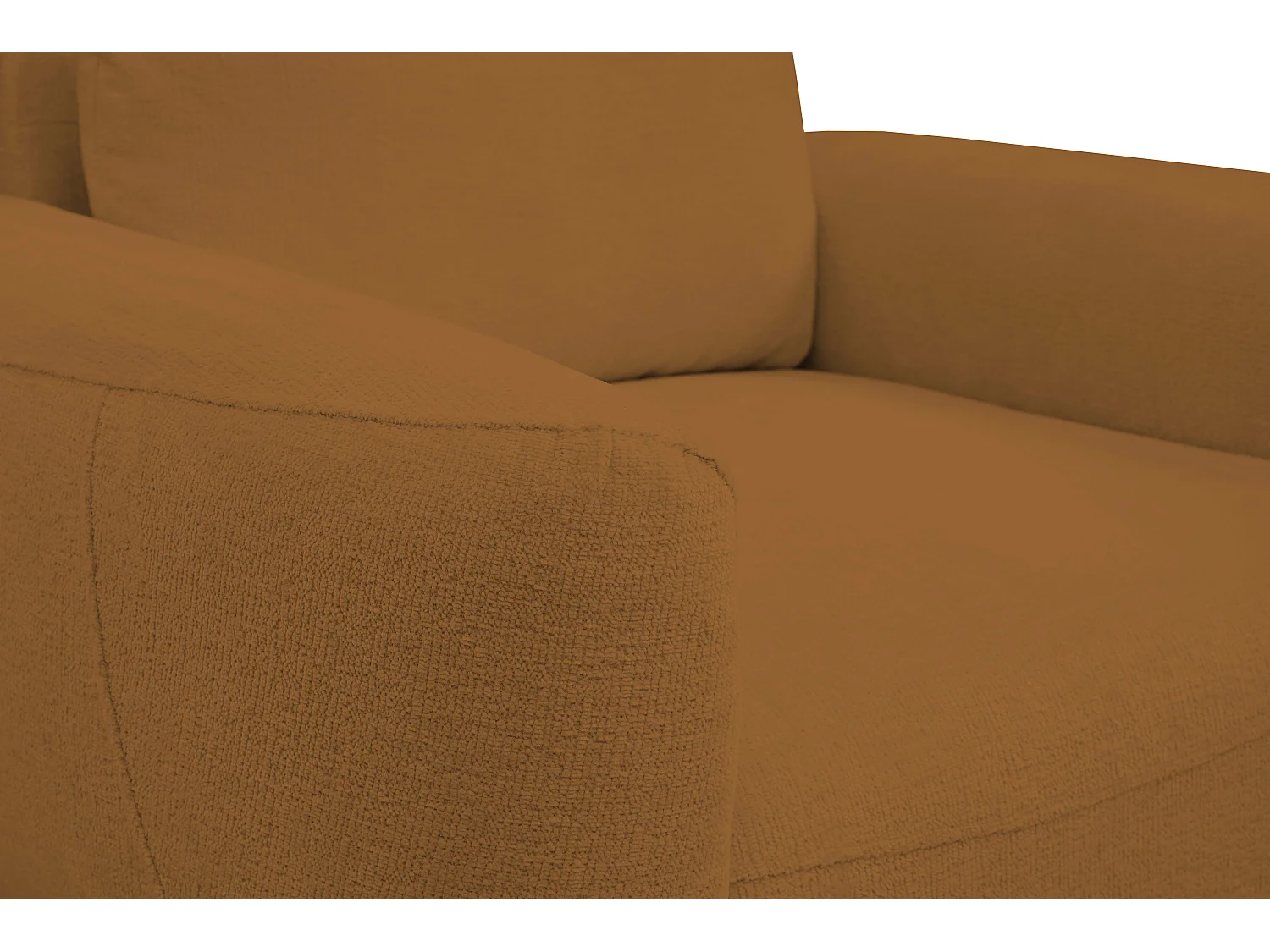 Fotel BOHO nowoczesny elegancki z drewnianymi nogami, z oparciem i podłokietnikami, do salonu i biura, rozmiar: 90x91x102cm MIEDŹ