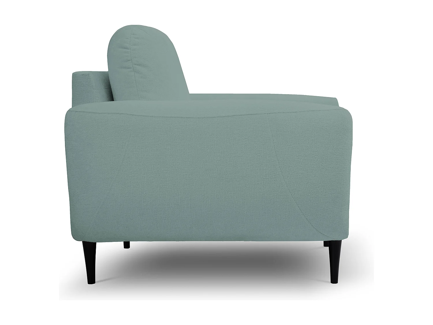 BOHO Fauteuil Moderne Elegante Stoffen Fauteuil met Houten Poten, Rugleuning en Armleuningen, 90x91x102cm MÜNZE