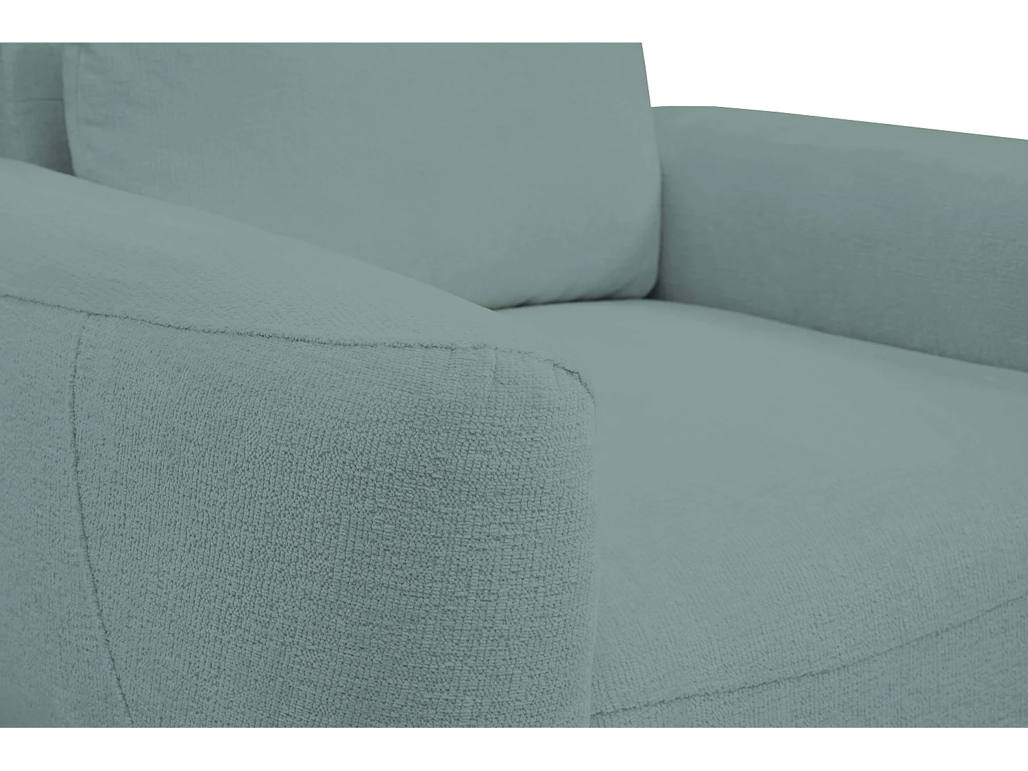 BOHO Fauteuil Moderne Elegante Stoffen Fauteuil met Houten Poten, Rugleuning en Armleuningen, 90x91x102cm MÜNZE