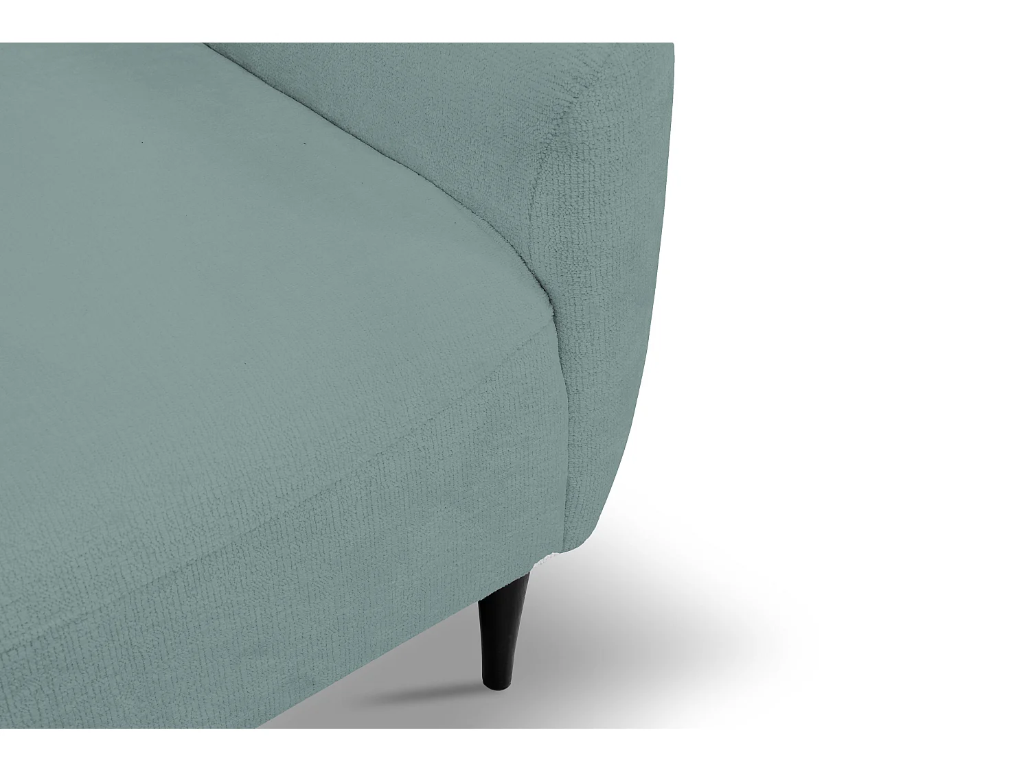 BOHO Fauteuil Moderne Elegante Stoffen Fauteuil met Houten Poten, Rugleuning en Armleuningen, 90x91x102cm MÜNZE