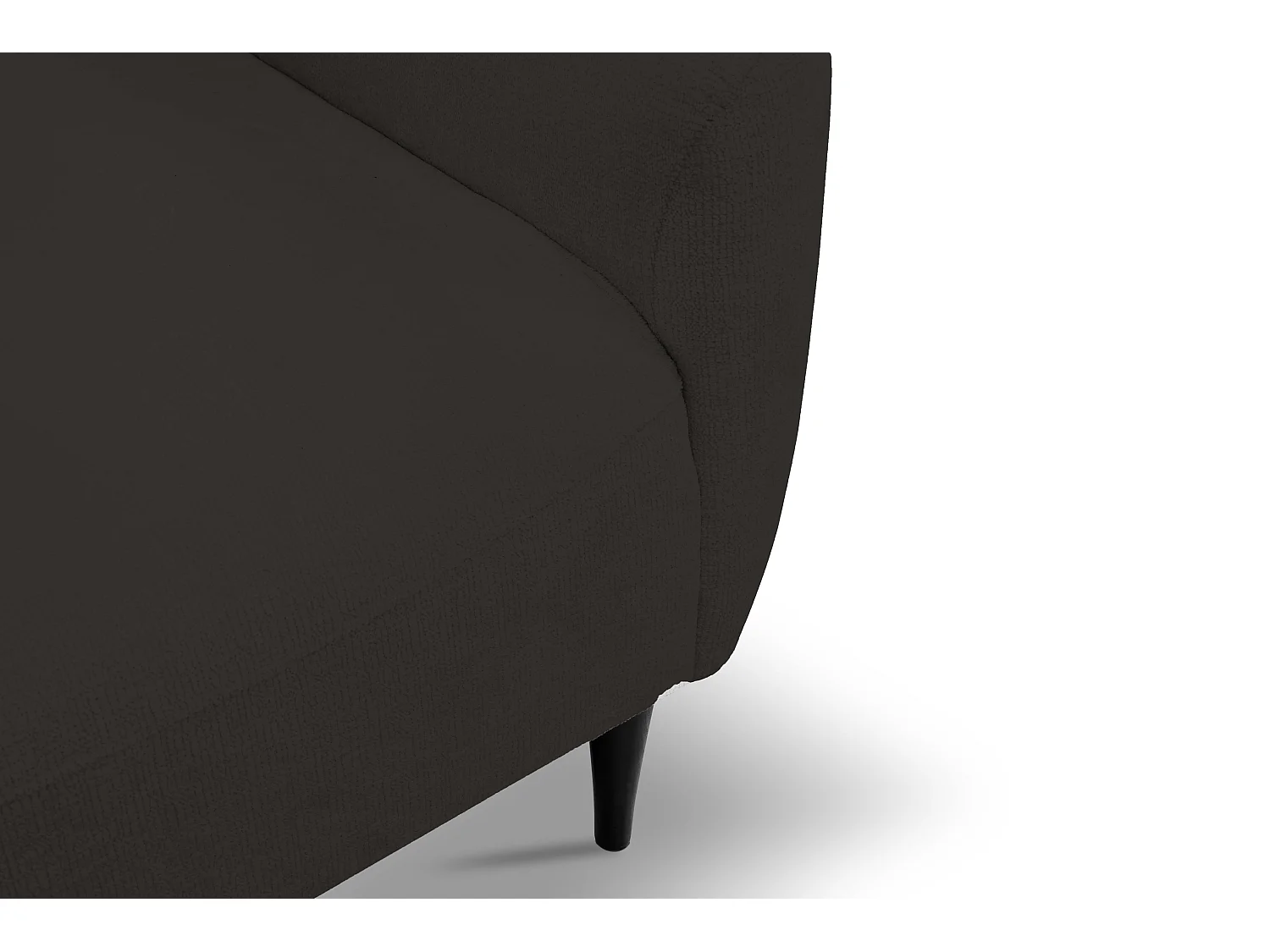 Fotel BOHO nowoczesny elegancki z drewnianymi nogami, z oparciem i podłokietnikami, do salonu i biura, rozmiar: 90x91x102cm CZARNY