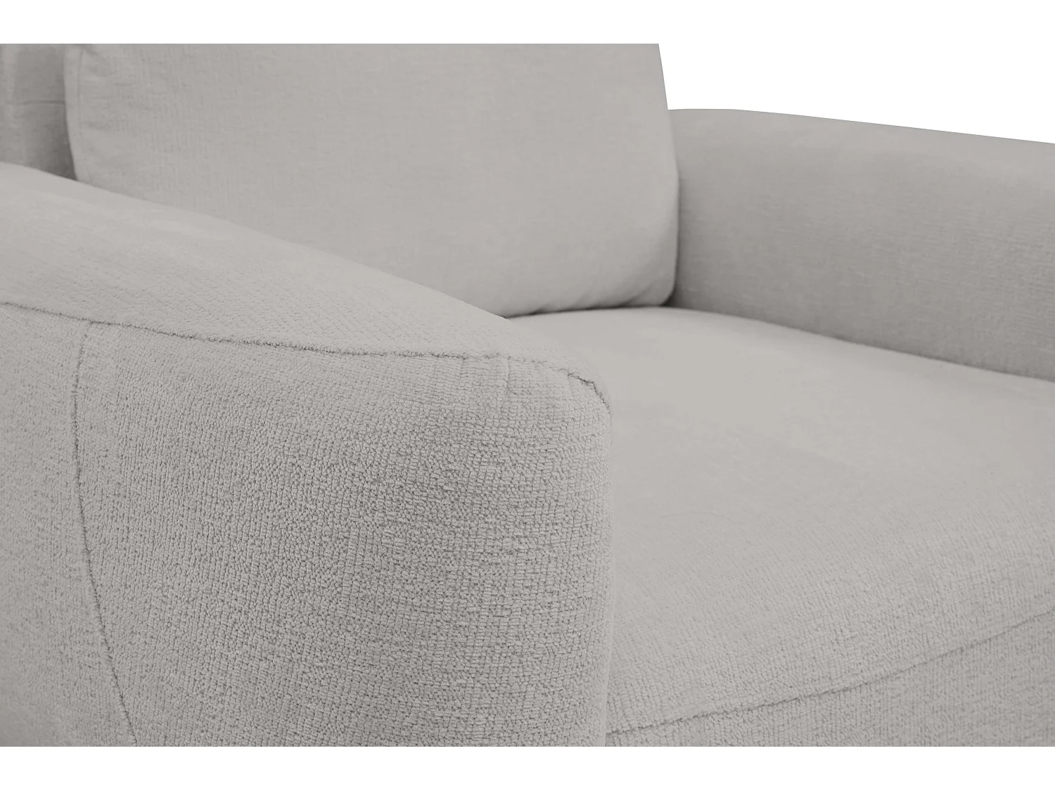 Fotel BOHO nowoczesny elegancki z drewnianymi nogami, z oparciem i podłokietnikami, do salonu i biura, rozmiar: 90x91x102cm SZARY