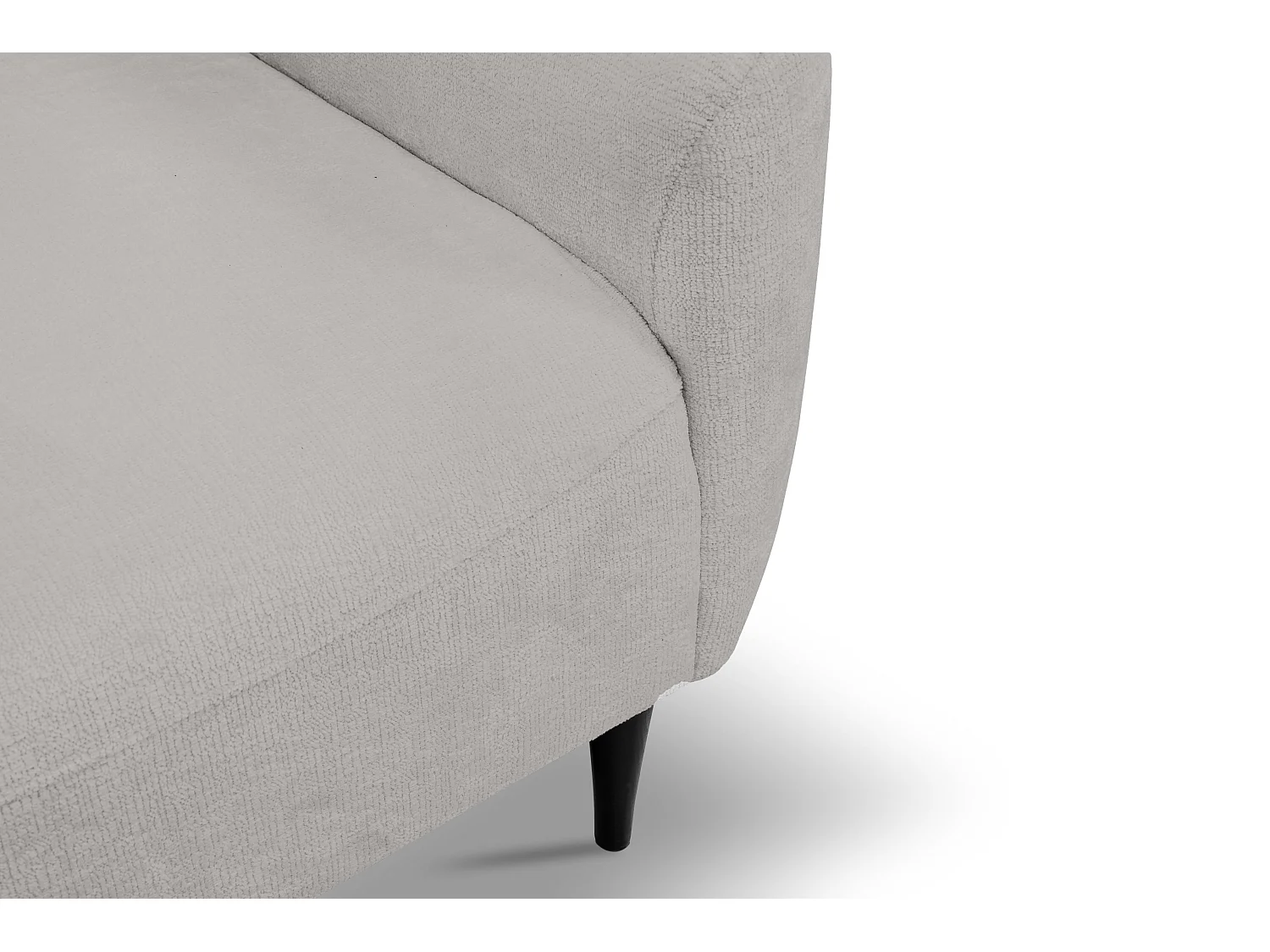 Fotel BOHO nowoczesny elegancki z drewnianymi nogami, z oparciem i podłokietnikami, do salonu i biura, rozmiar: 90x91x102cm SZARY