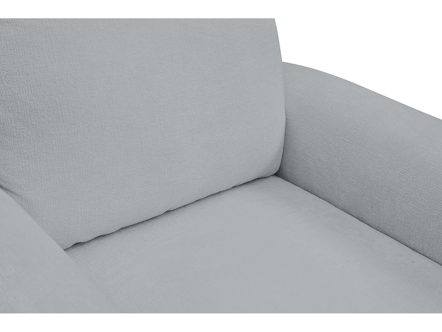 Fauteuil BOHO Moderne élégante chaise rembourrée avec pieds en bois, dossier et accoudoirs, 90x91x102 cm GRIS FONCÉ