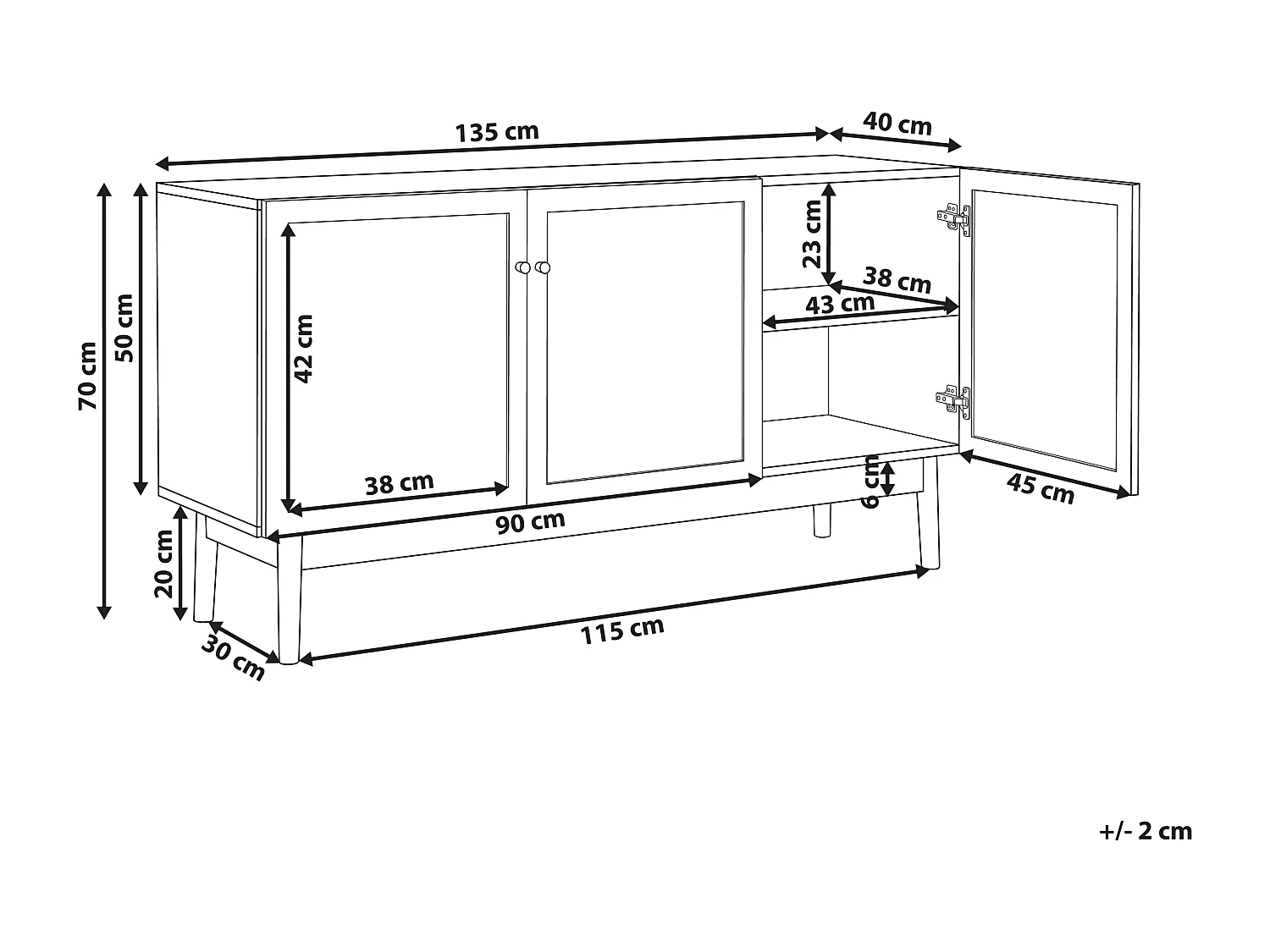 Armário NIVO Castanho claro
