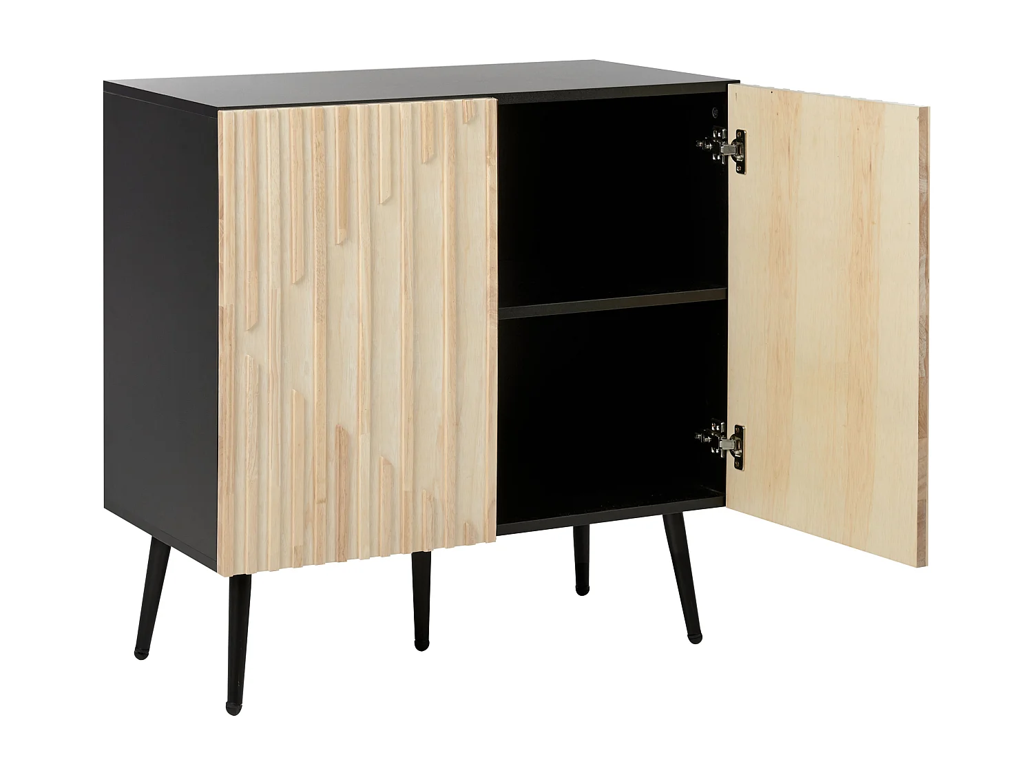 Armoire DALCROSS Bois Marron/noir