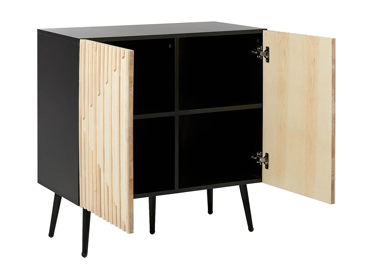 Armadio DALCROSS Legno Marrone/ Nero