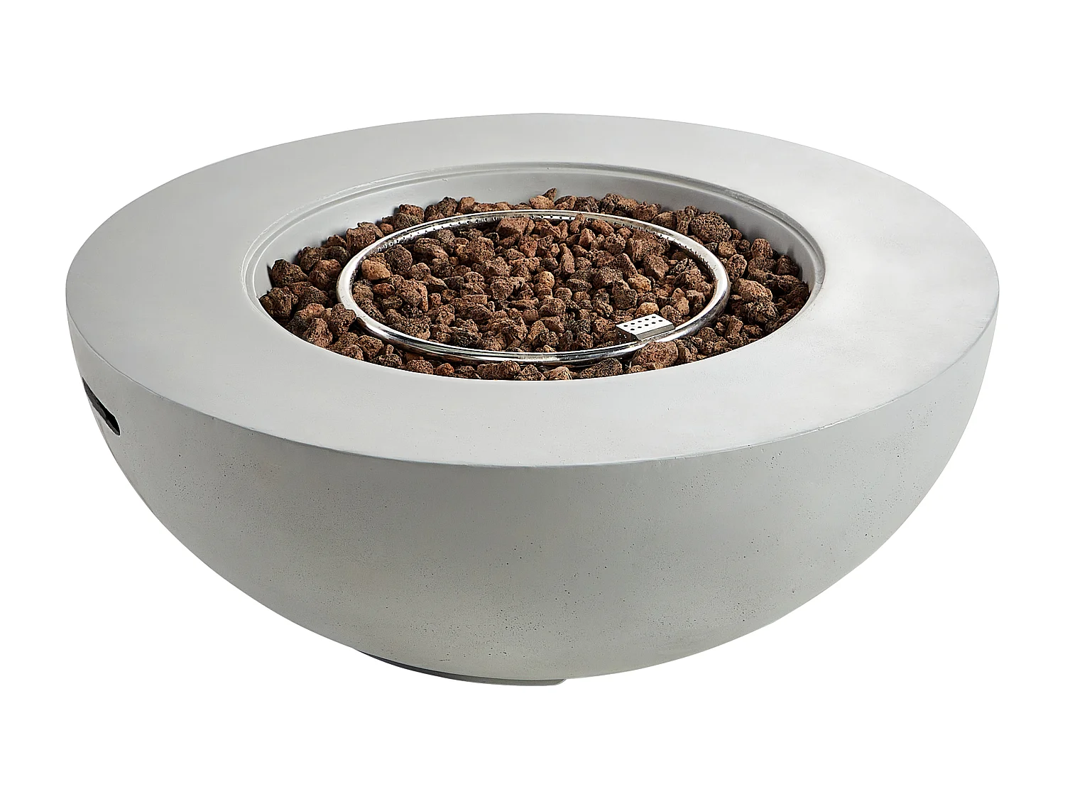 Foyer à gaz SURTSEY Béton Gris clair