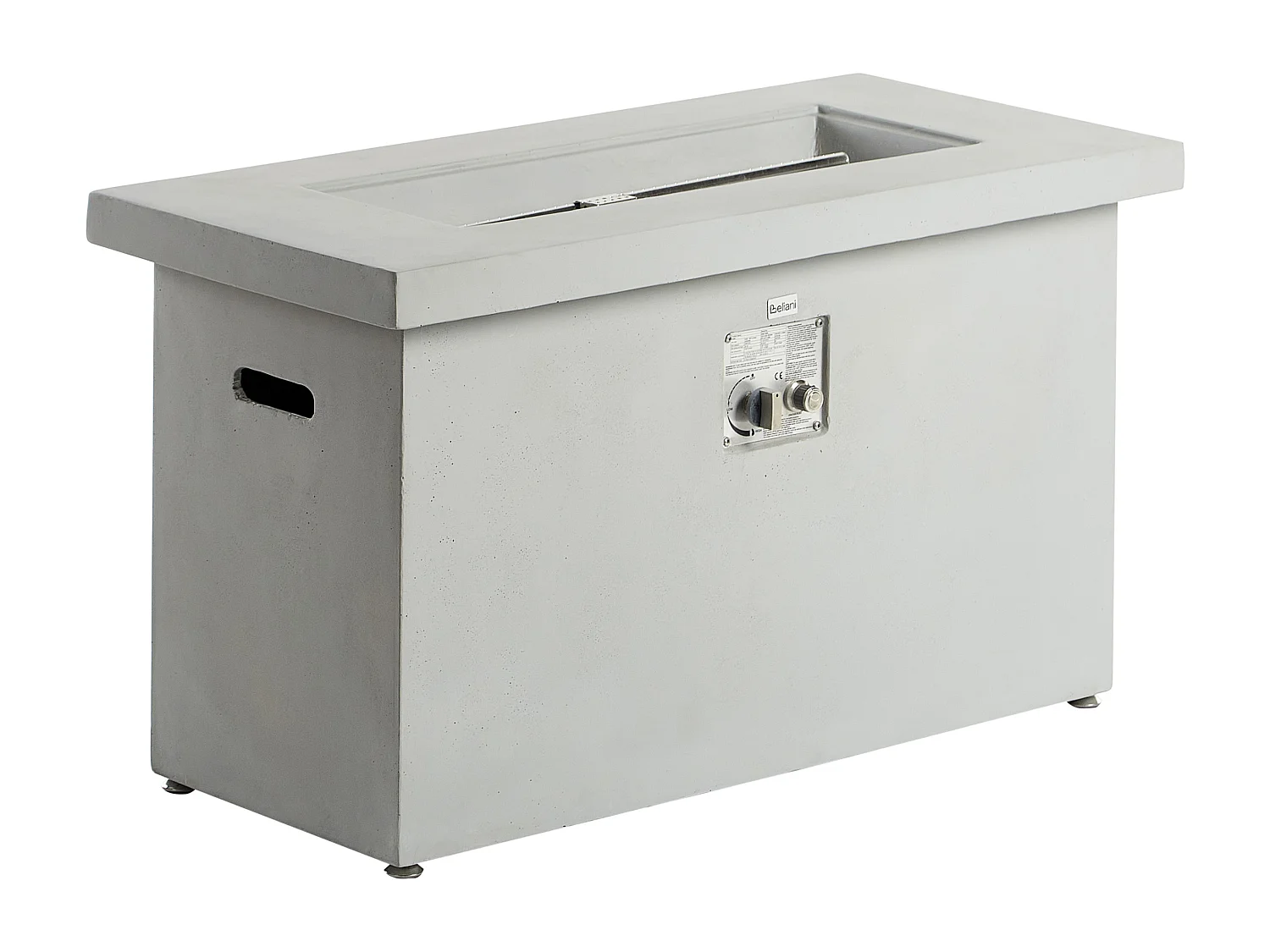 Foyer à gaz AMBRIM Béton Gris clair