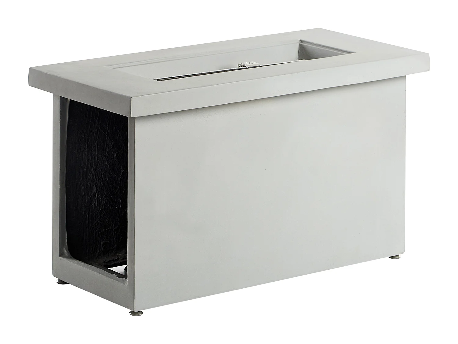 Foyer à gaz AMBRIM Béton Gris clair