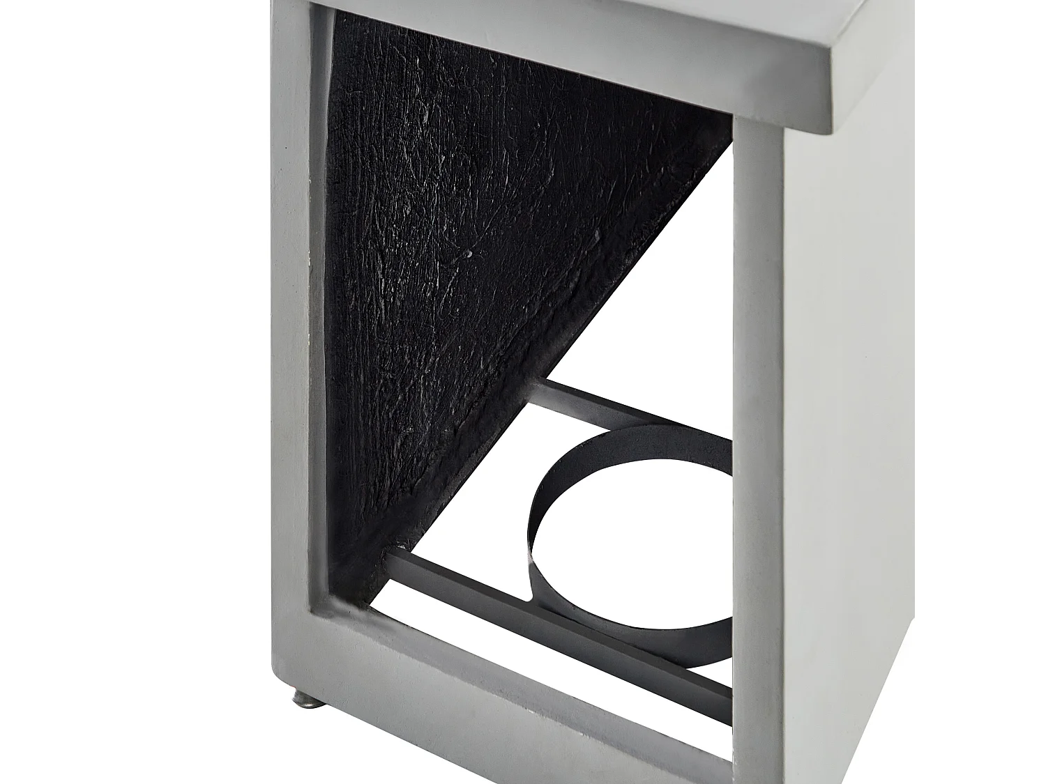 Foyer à gaz AMBRIM Béton Gris clair