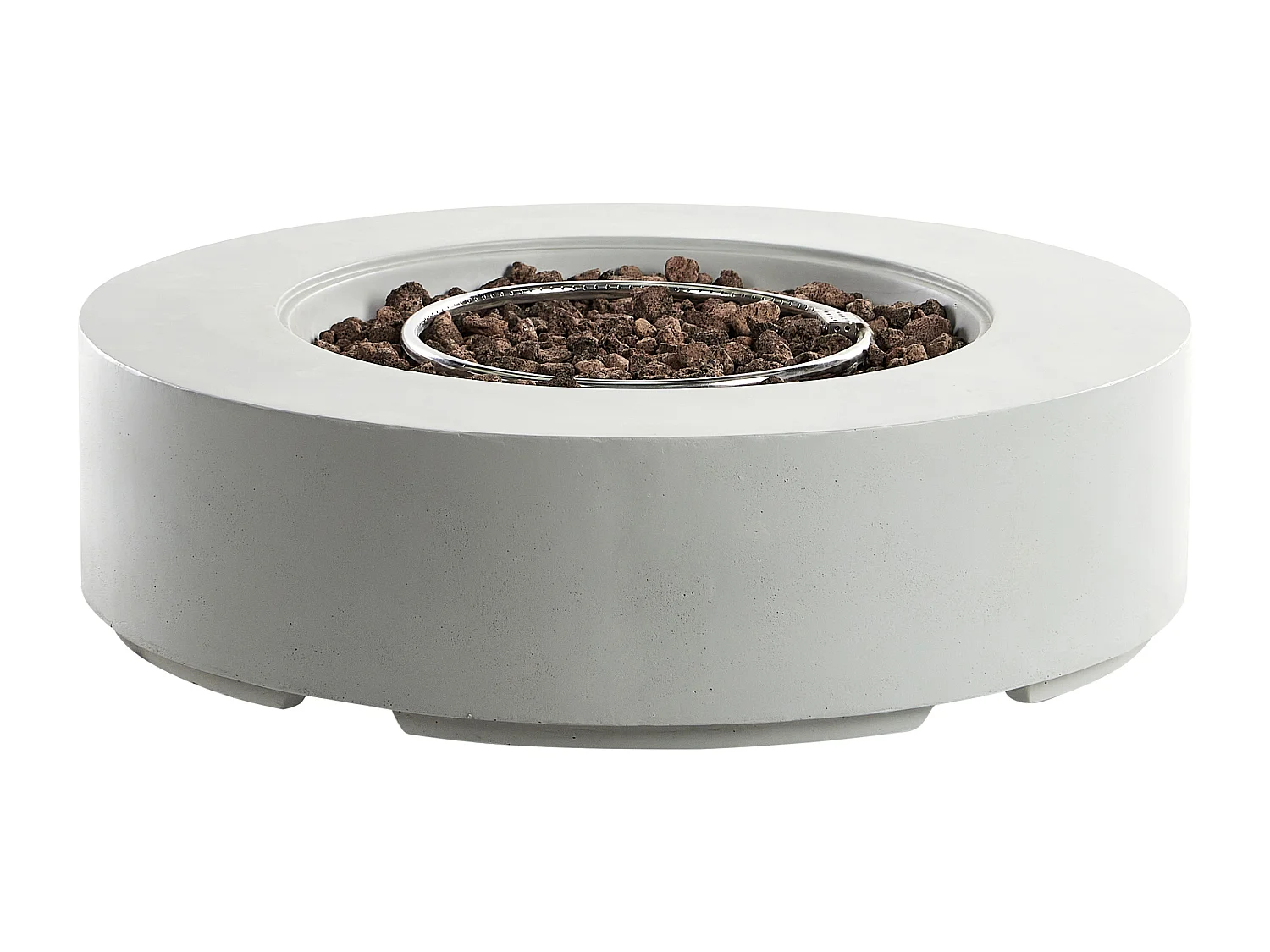 Foyer à gaz PACAYA Béton Gris clair