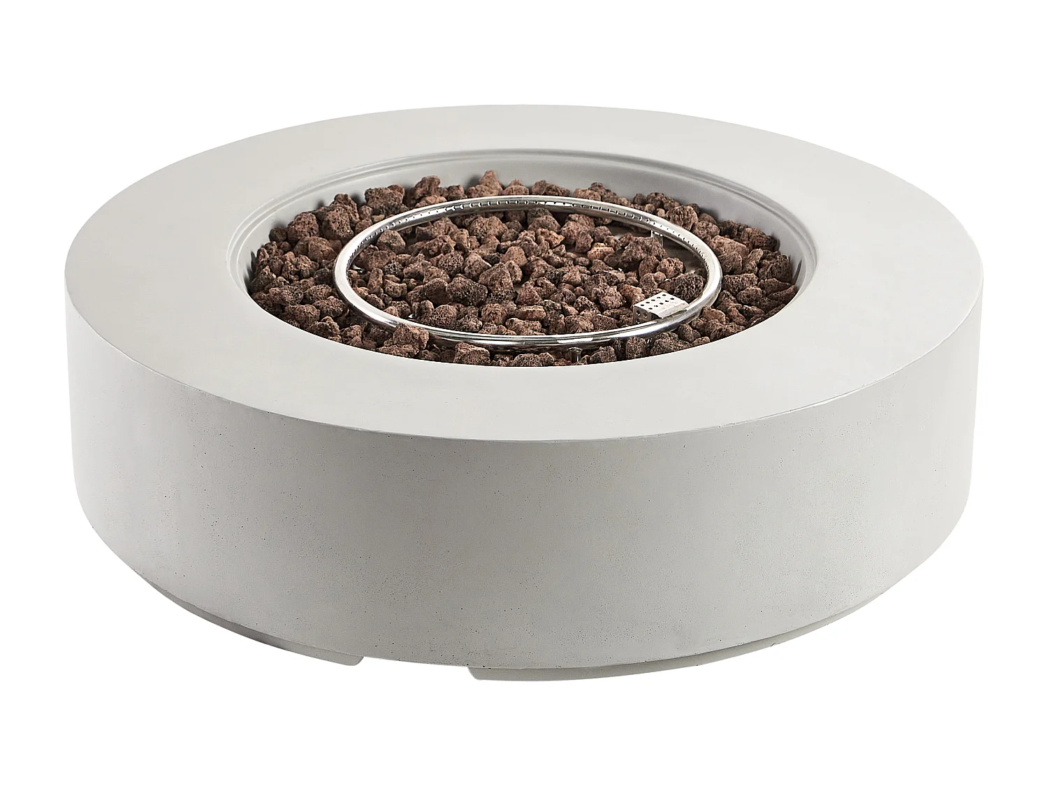 Foyer à gaz PACAYA Béton Gris clair