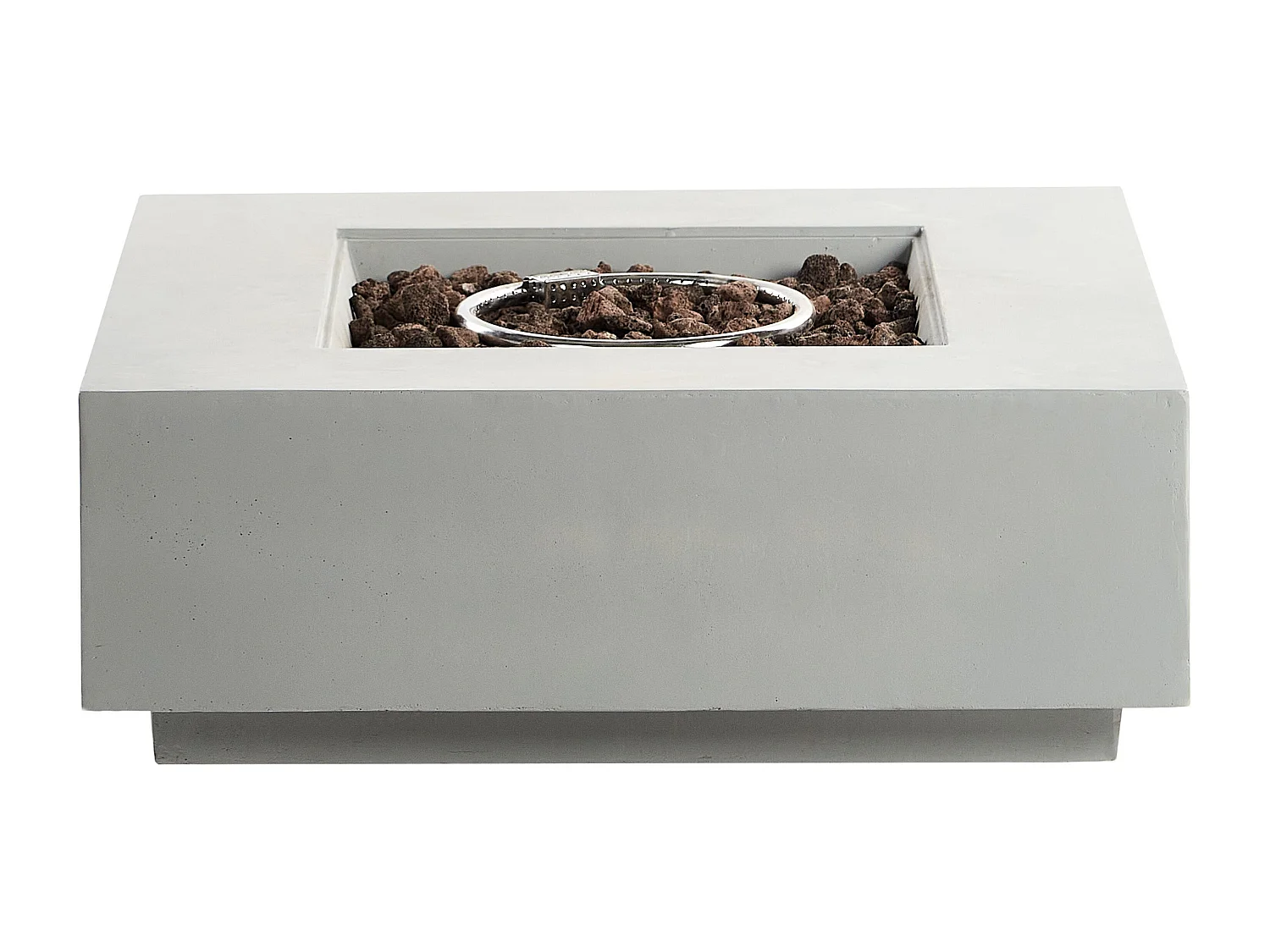 Foyer à gaz HEKLA Béton Gris clair