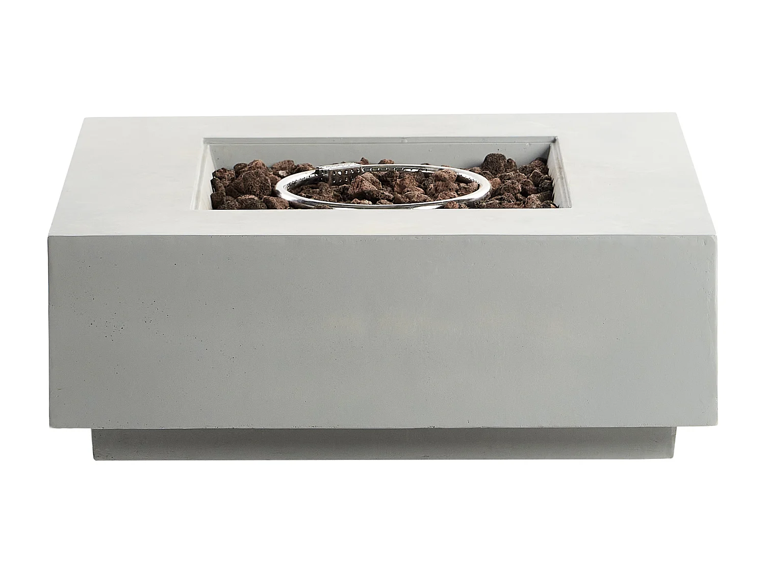 Foyer à gaz HEKLA Béton Gris clair