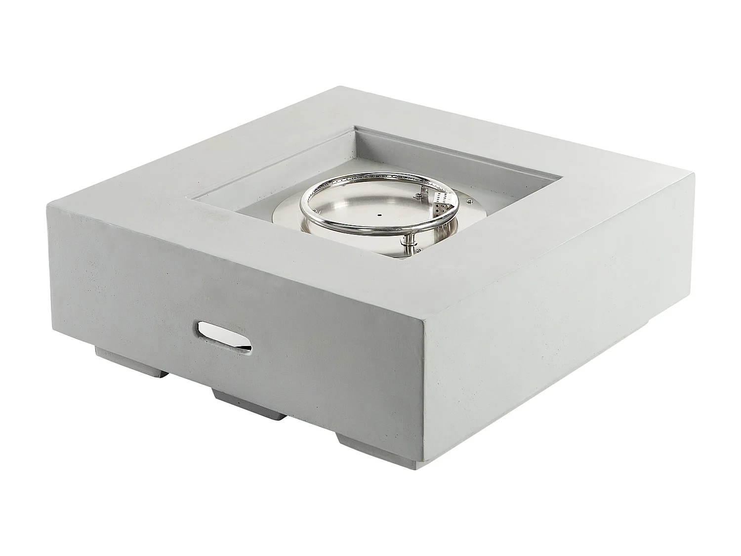 Foyer à gaz HEKLA Béton Gris clair