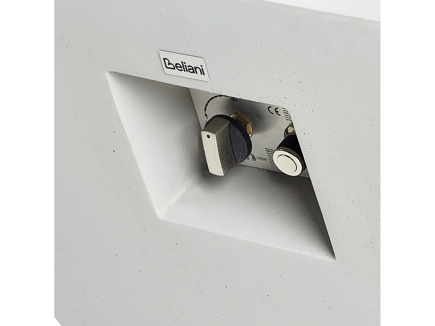 Vuurkorf beton lichtgrijs KATMAI