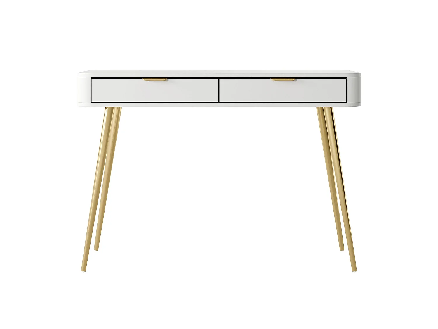 Consola con cajón - de pie - 112 cm - color blanco - OVAL