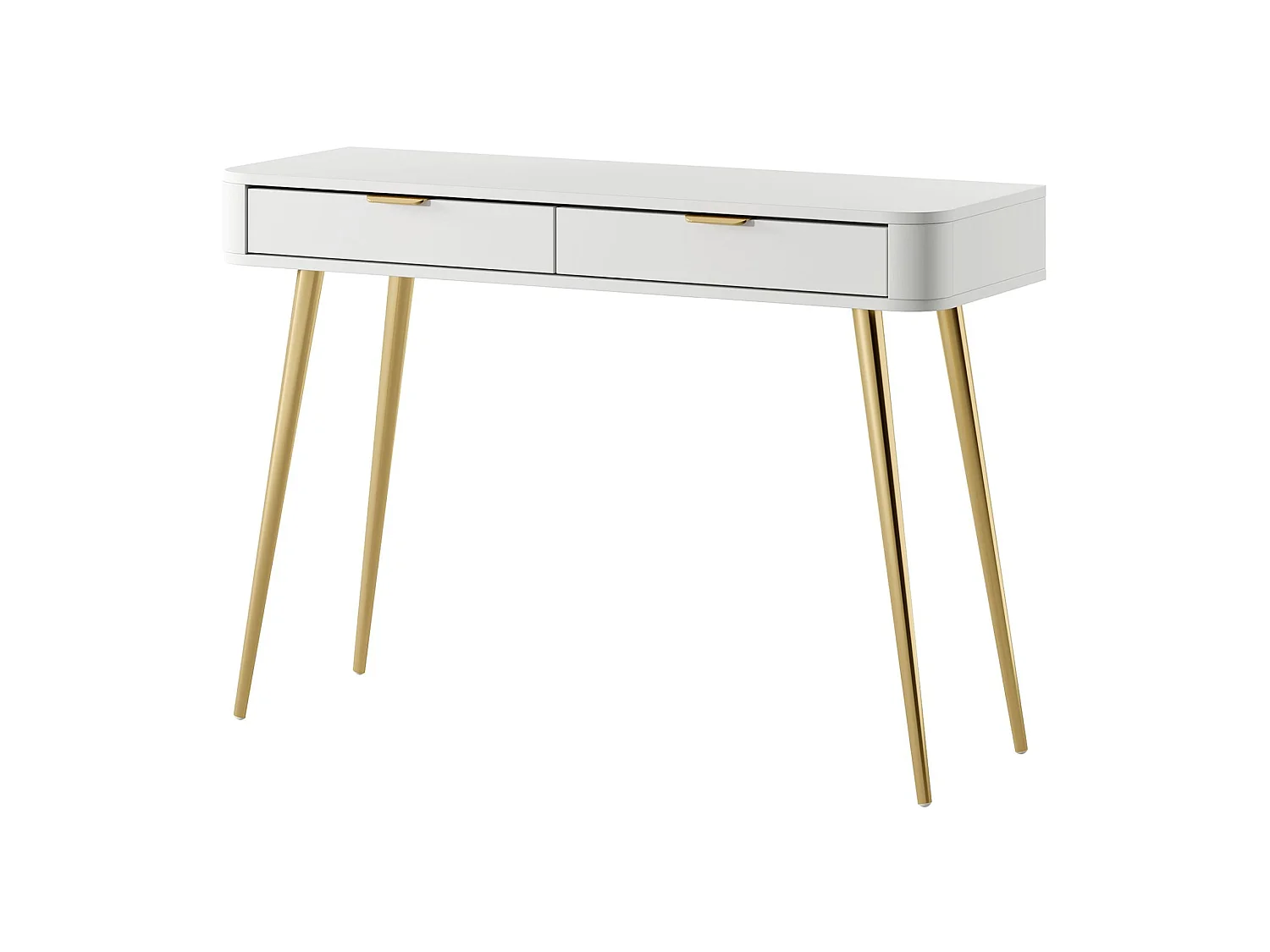 Consola con cajón - de pie - 112 cm - color blanco - OVAL