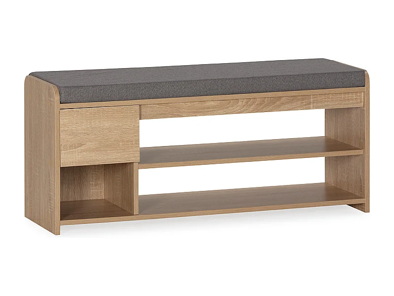 Kolumna na buty Gabriel kolor Dąb 3 Otwory i 1 Szuflada