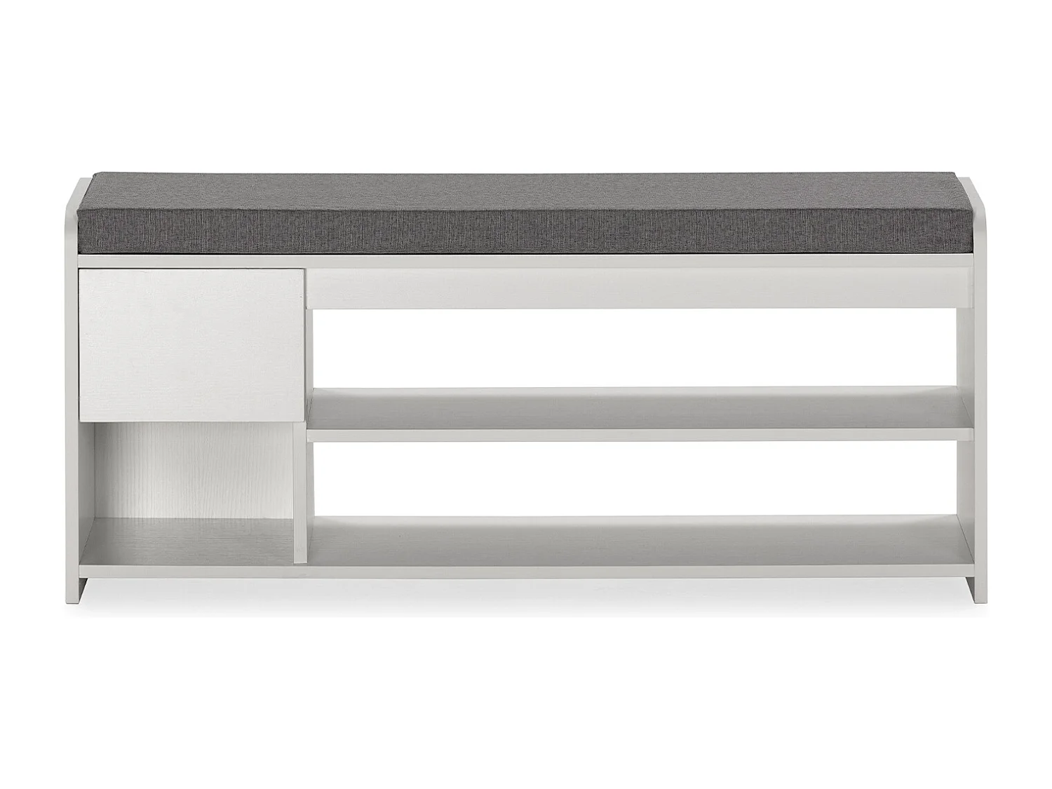 Kolumna na buty Gabriel kolor Biały 3 Otwory i 1 Szuflada