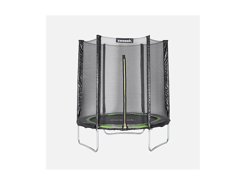 Trampolino 180cm con rete di protezione, verde
