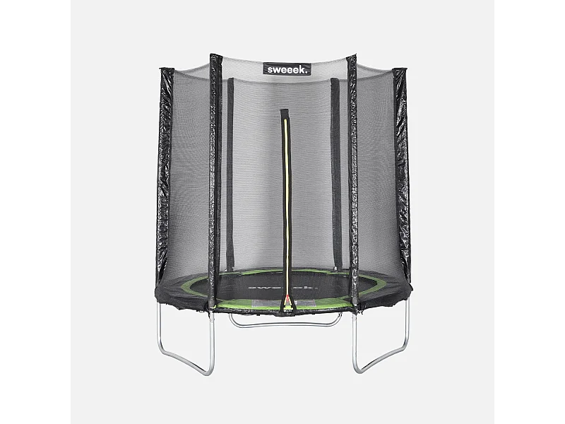 Trampoline rond Ø 180cm vert avec son filet de protection - Cassiopée - Trampoline de jardin 2m| Qualité PRO. | Normes EU.