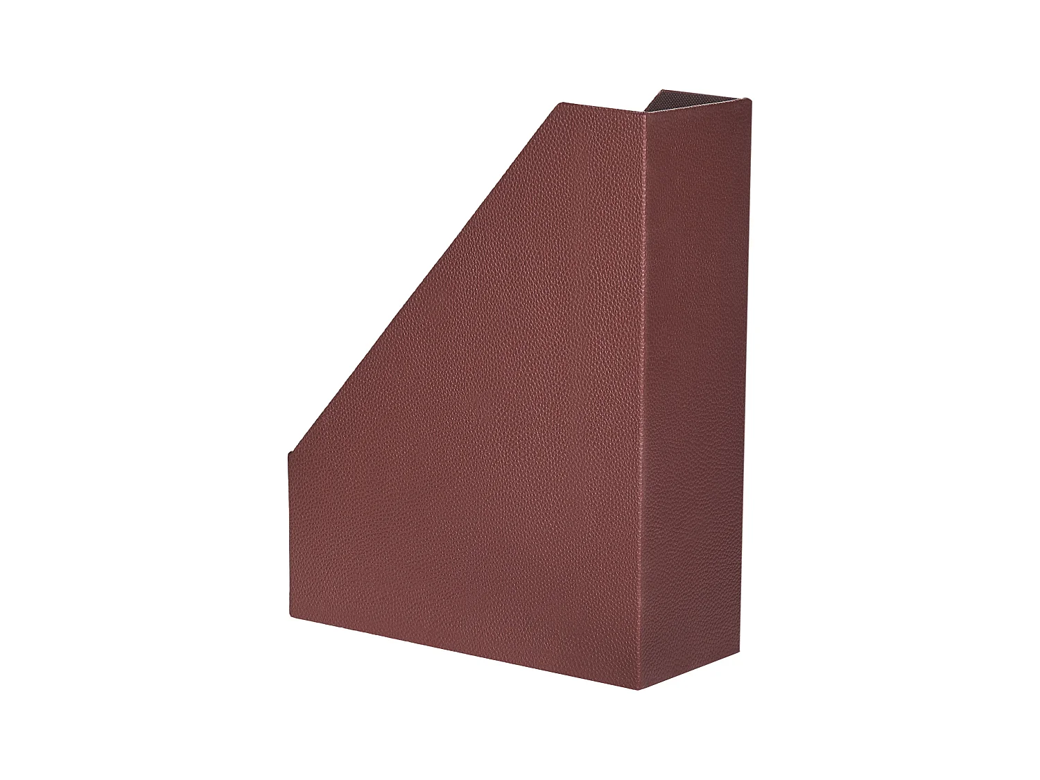 Lot de 4 porte-dossiers SUMER Cuir PU Rouge foncé