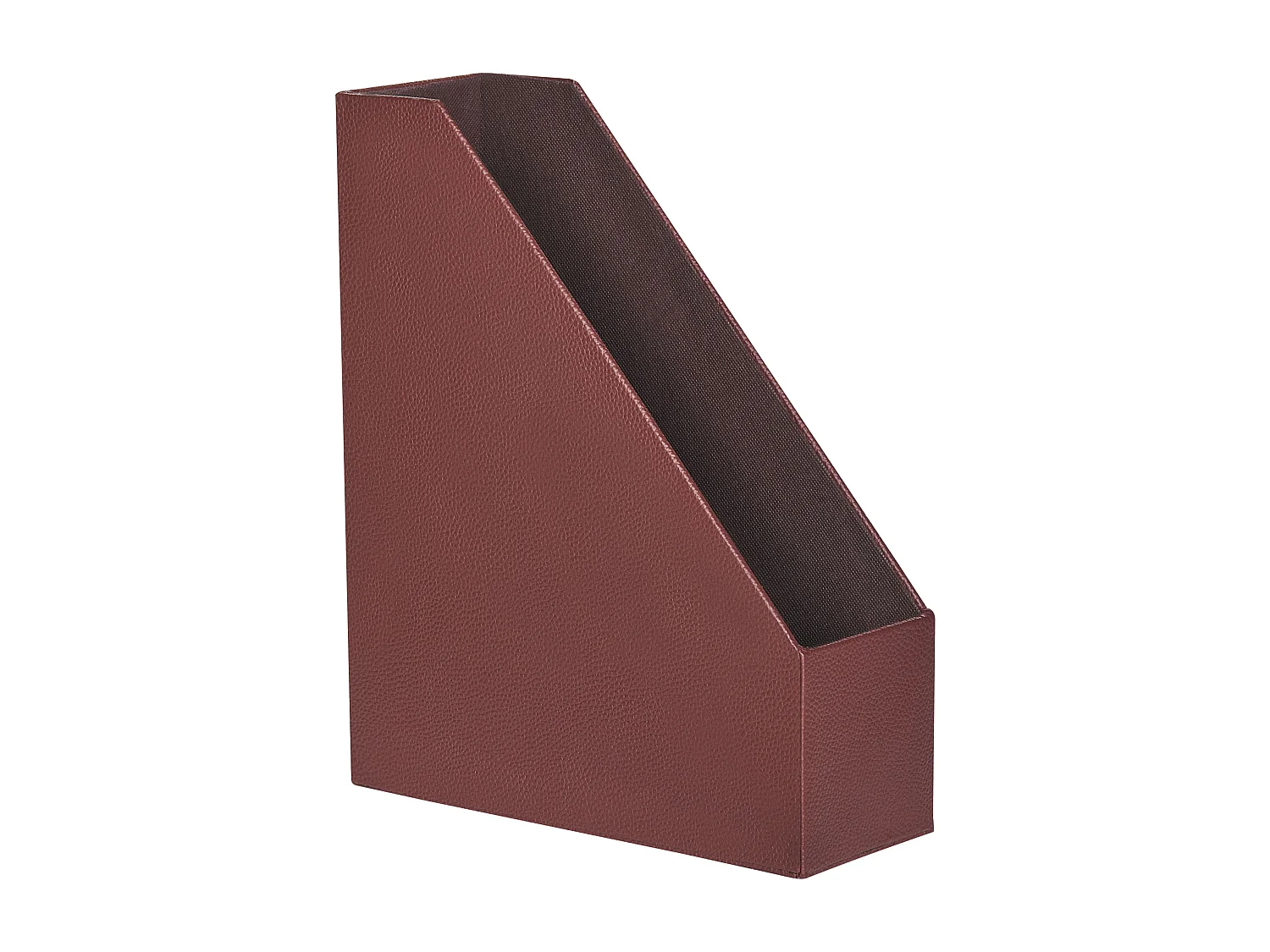 Lot de 4 porte-dossiers SUMER Cuir PU Rouge foncé