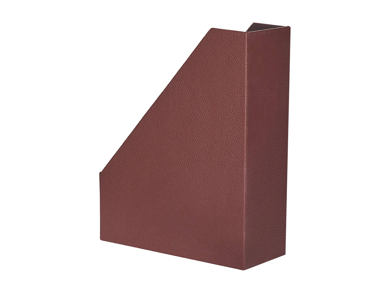 Lot de 4 porte-dossiers SUMER Cuir PU Rouge foncé