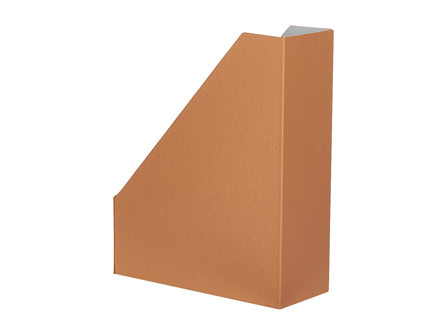 Conjunto de 4 archivadores SUMER Piel sintética Marrón dorado