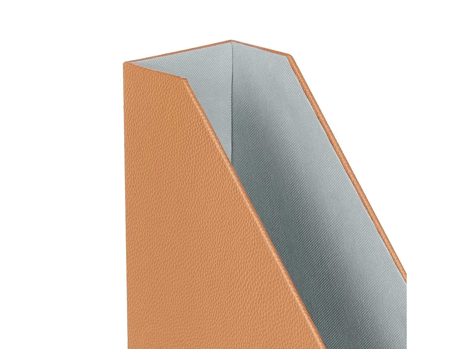 Stehsammler 4er Set SUMER Kunstleder Goldbraun