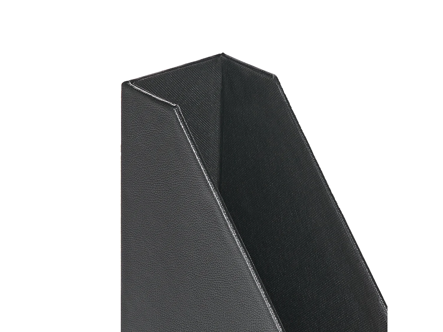 Lot de 4 porte-dossiers SUMER Cuir PU Noir