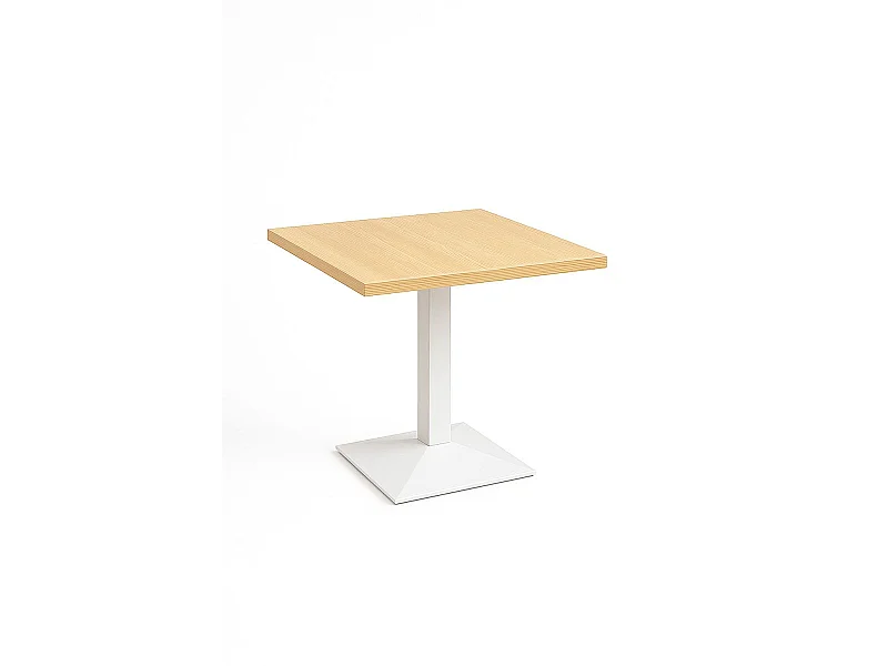 Mesas Bar - Mesa Kuat White 70 cm - Madera clara