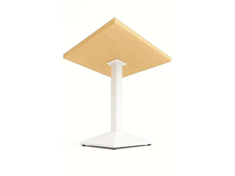 Mesas Bar - Mesa Kuat White 70 cm - Madera clara
