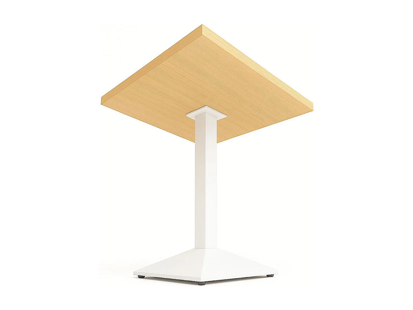 Mesas Bar - Mesa Kuat White 60 cm - Madera clara